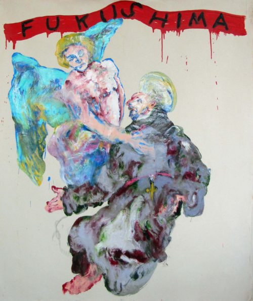 "Fukushima" 2011, Oil / Canvas, 60in. 56in.